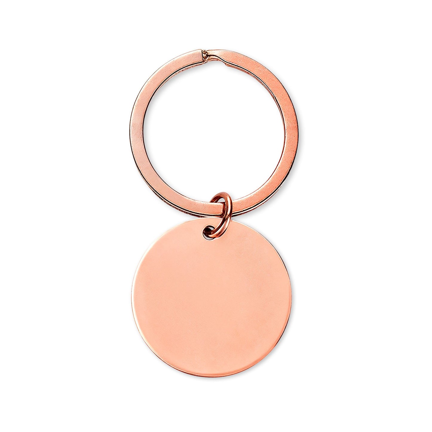 Stainless Steel Round Keychain (Engraving)