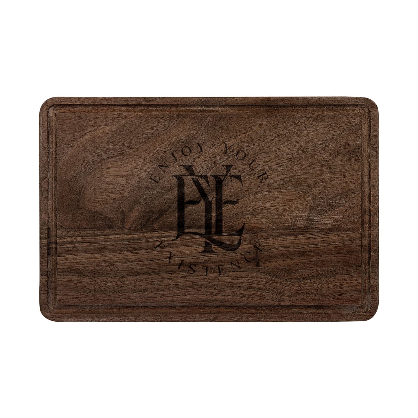 Engraved 'Enjoy Your Existence' Wooden Cutting Board