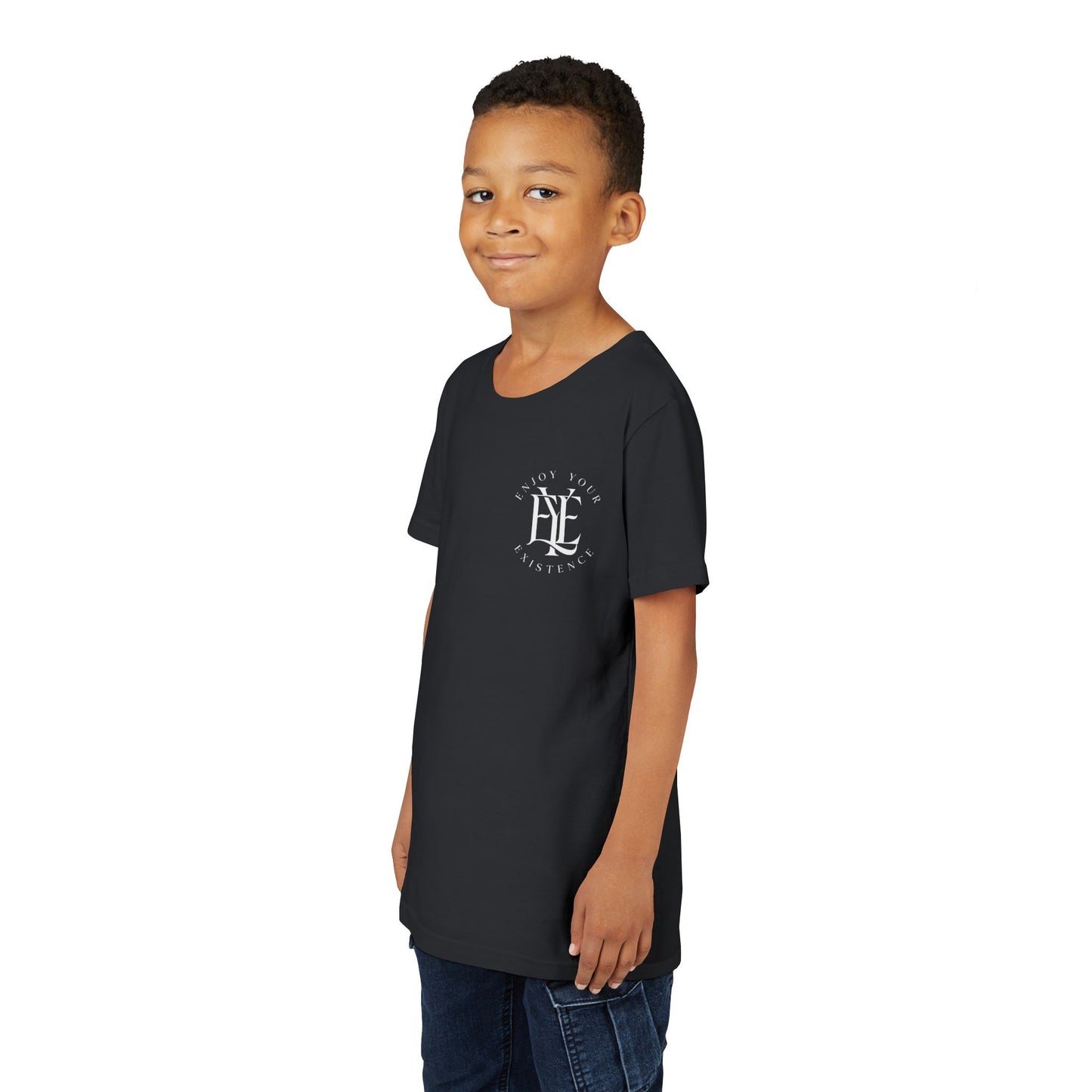 Youth Tee — "Enjoy Your Existence" Logo Shirt