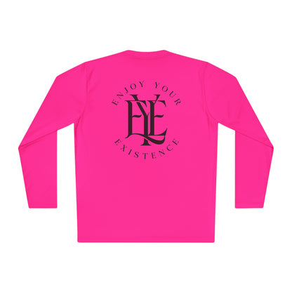 Enjoy Your Existence Long Sleeve Tee — Minimal Monogram Graphic