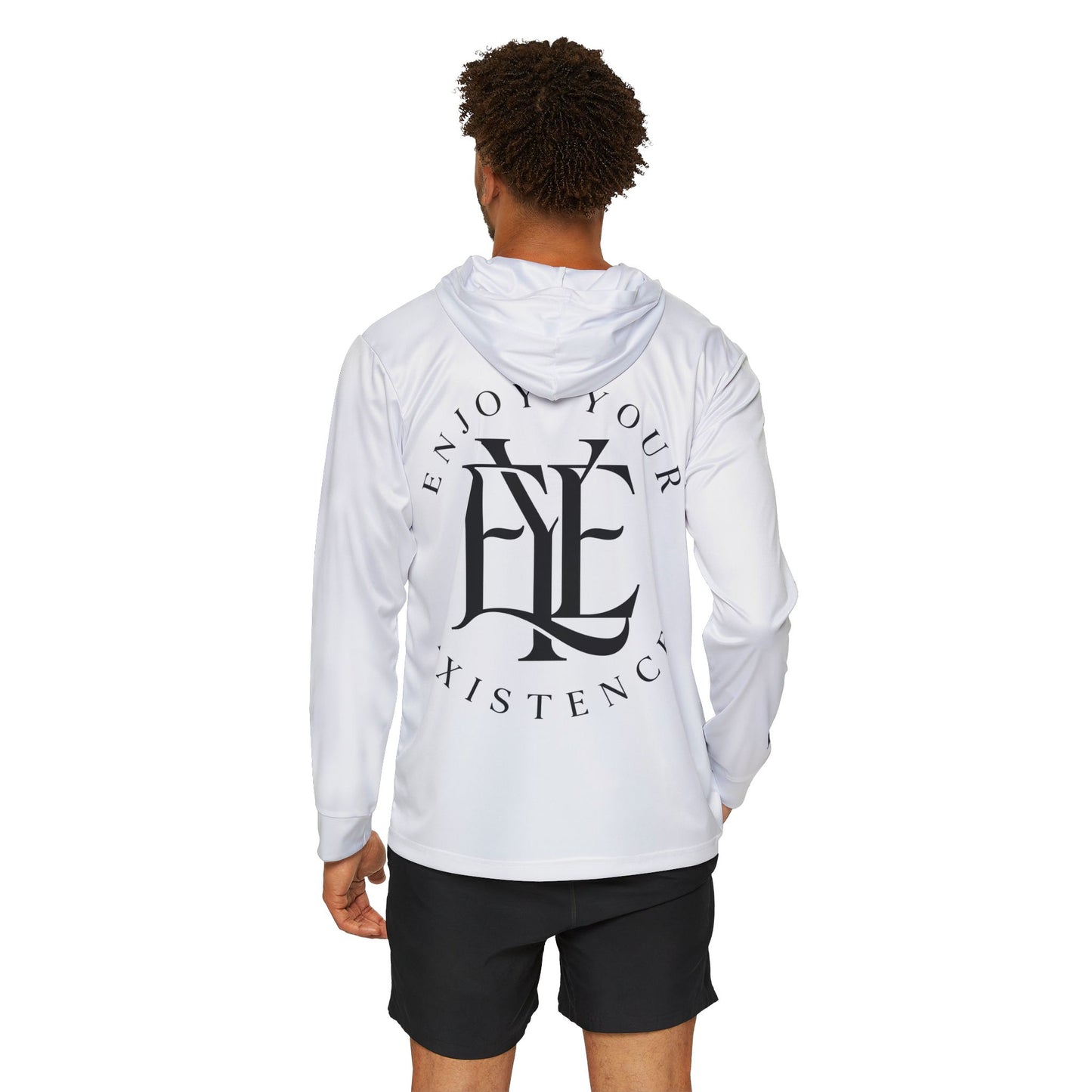 Enjoy Your Existence Hoodie — Men's Lightweight Sports Warmup Pullover