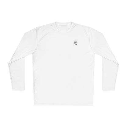 Enjoy Your Existence Long Sleeve Tee — Minimal Monogram Graphic