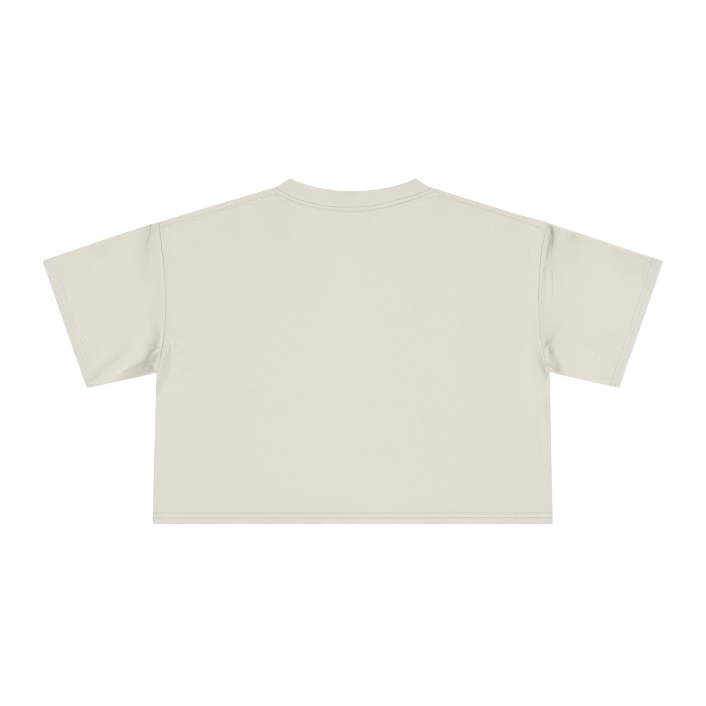 Women's Crop Tee — Minimal Monogram Chest Logo Cropped T-Shirt