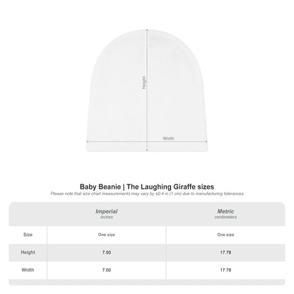 Baby Beanie - 'Enjoy Your Existence' Minimal Logo Newborn Hat