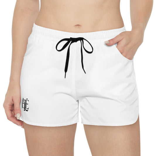 Women’s Casual Shorts — Minimal Monogram Athletic Lounge Shorts