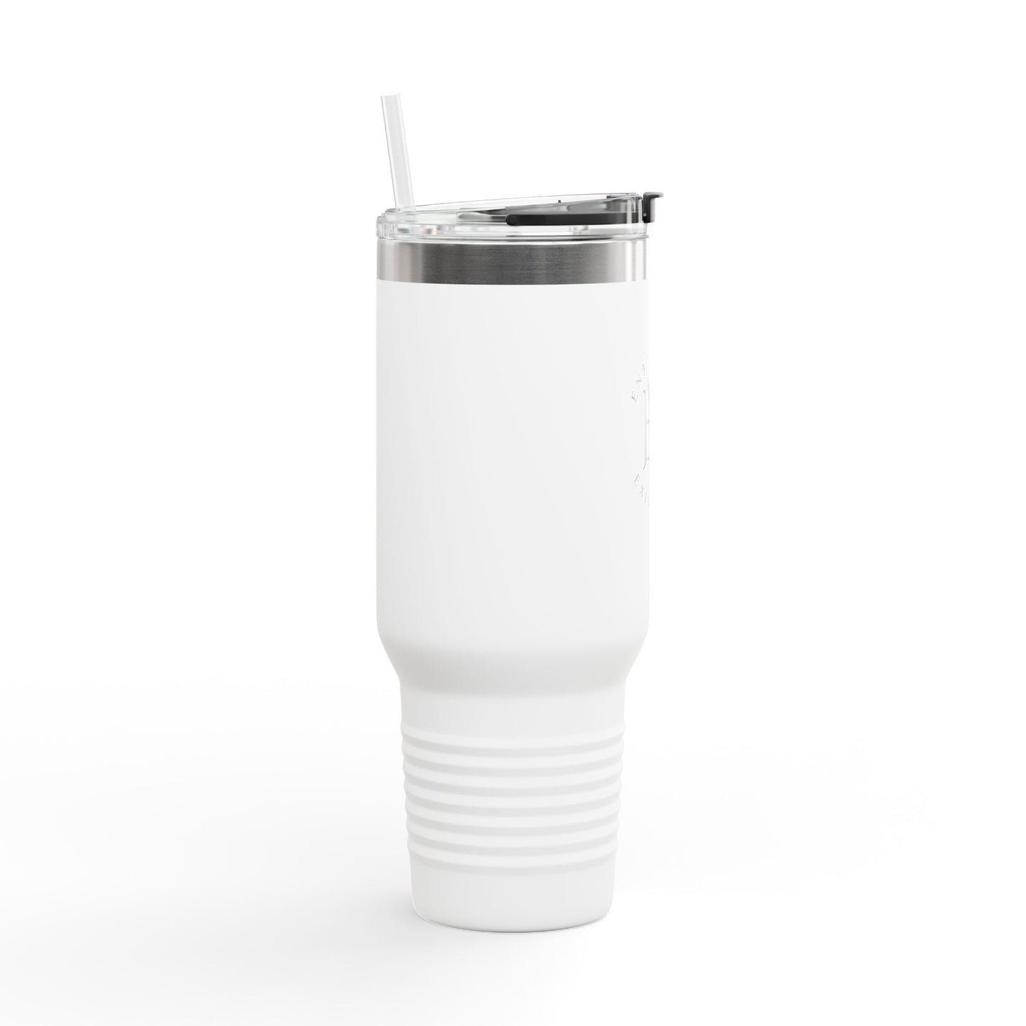 40oz Insulated Travel Mug — "Enjoy Your Existence" Stainless Steel Tumbler with Straw & Handle