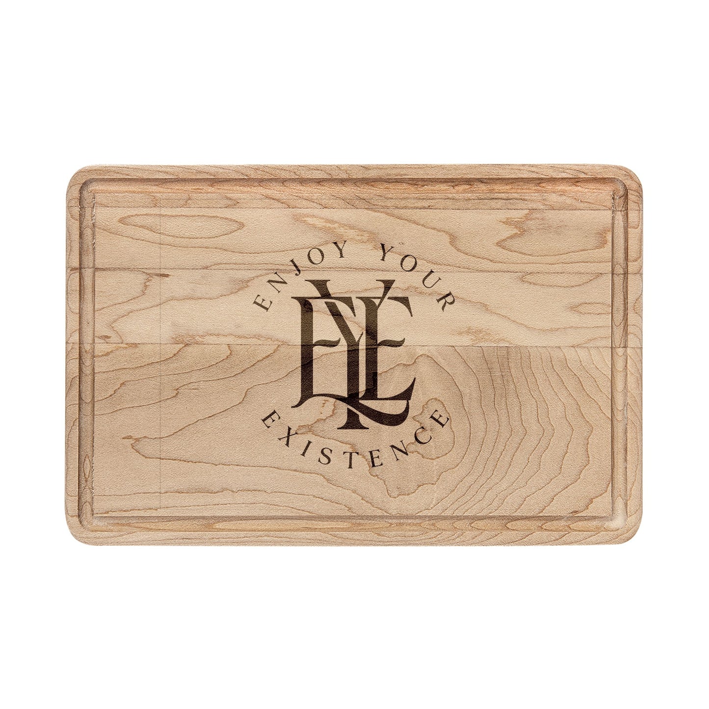 Engraved 'Enjoy Your Existence' Wooden Cutting Board