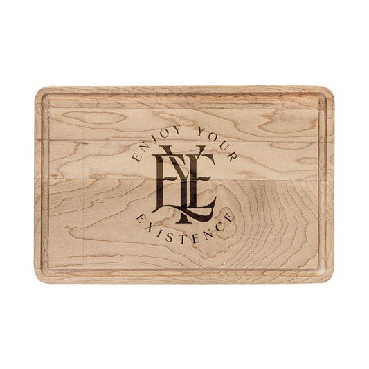 Engraved 'Enjoy Your Existence' Wooden Cutting Board