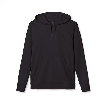 Enjoy Your Existence Hoodie — Minimal Monogram Fleece Hooded Sweatshirt