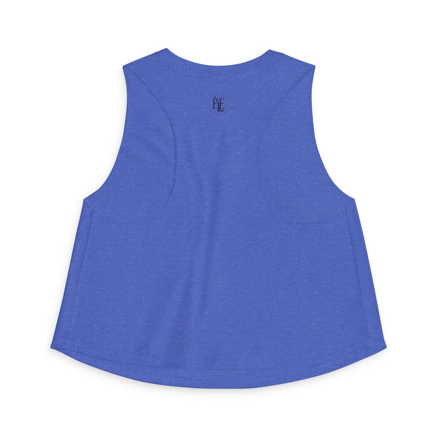 Women's Crop Top — Minimal Monogram Tank Top (Small Chest & Back Logo)