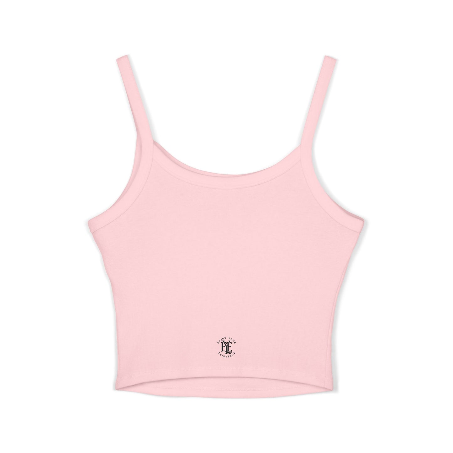 Minimal Gothic Letter Crop Tank Top – Women's Spaghetti Strap