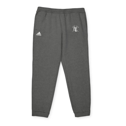 Fleece Joggers — Grey Athletic Sweatpants with Small Logo