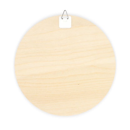 Wood Sign – “Enjoy Your Existence” Gothic Monogram Wall Decor