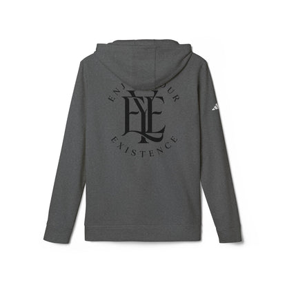 Enjoy Your Existence Hoodie — Minimal Monogram Fleece Hooded Sweatshirt