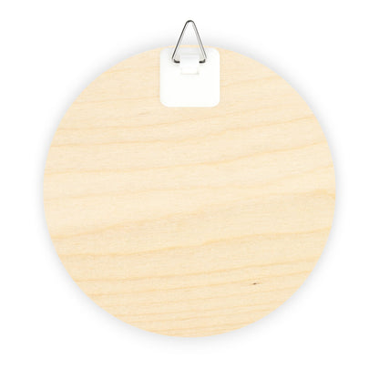 Wood Sign – “Enjoy Your Existence” Gothic Monogram Wall Decor