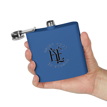 Flask — "Enjoy Your Existence" Stainless Steel 6oz Hip Flask