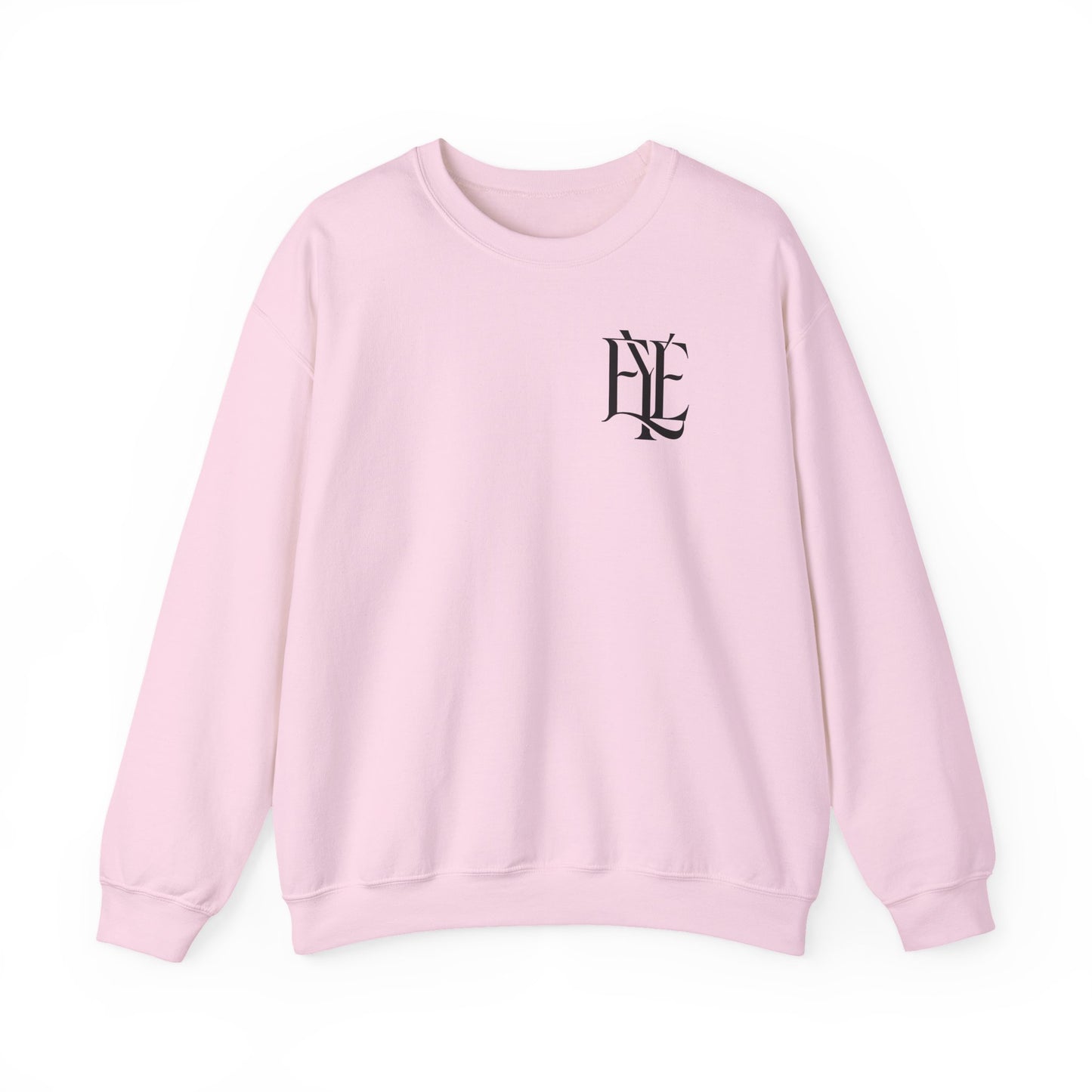 Crewneck Sweatshirt — 'Enjoy Your Existence' Monogram Minimalist Pullover