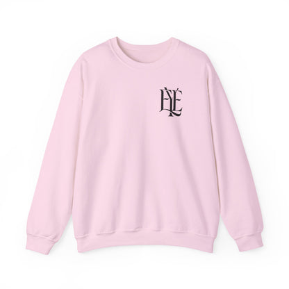 Crewneck Sweatshirt — 'Enjoy Your Existence' Monogram Minimalist Pullover