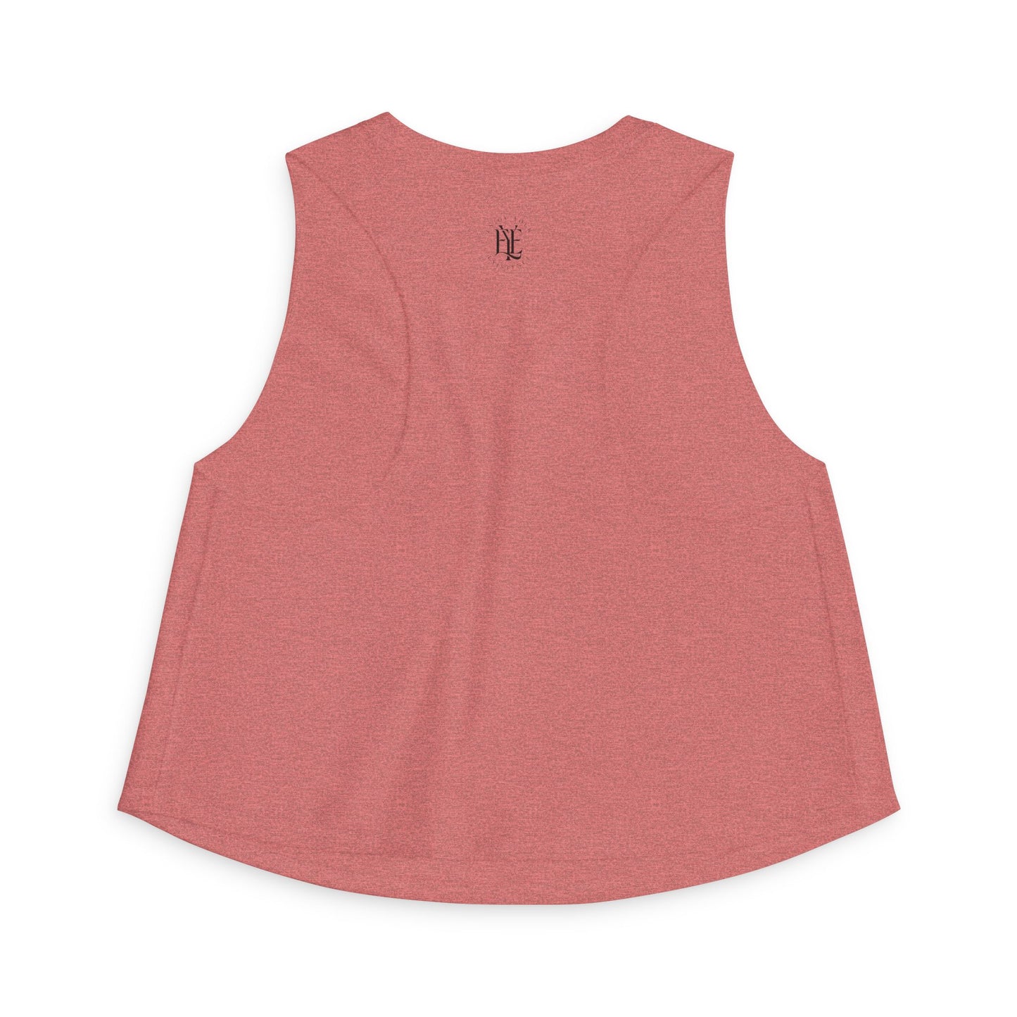 Women's Crop Top — Minimal Monogram Tank Top (Small Chest & Back Logo)