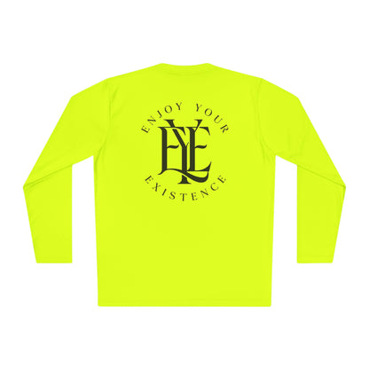Enjoy Your Existence Long Sleeve Tee — Minimal Monogram Graphic