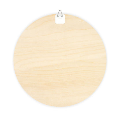 Wood Sign – “Enjoy Your Existence” Gothic Monogram Wall Decor