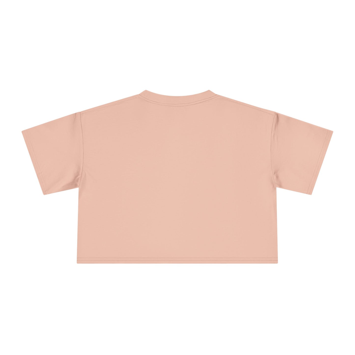 Women's Crop Tee — Minimal Monogram Chest Logo Cropped T-Shirt