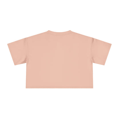 Women's Crop Tee — Minimal Monogram Chest Logo Cropped T-Shirt