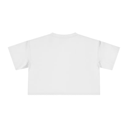 Women's Crop Tee — Minimal Monogram Chest Logo Cropped T-Shirt
