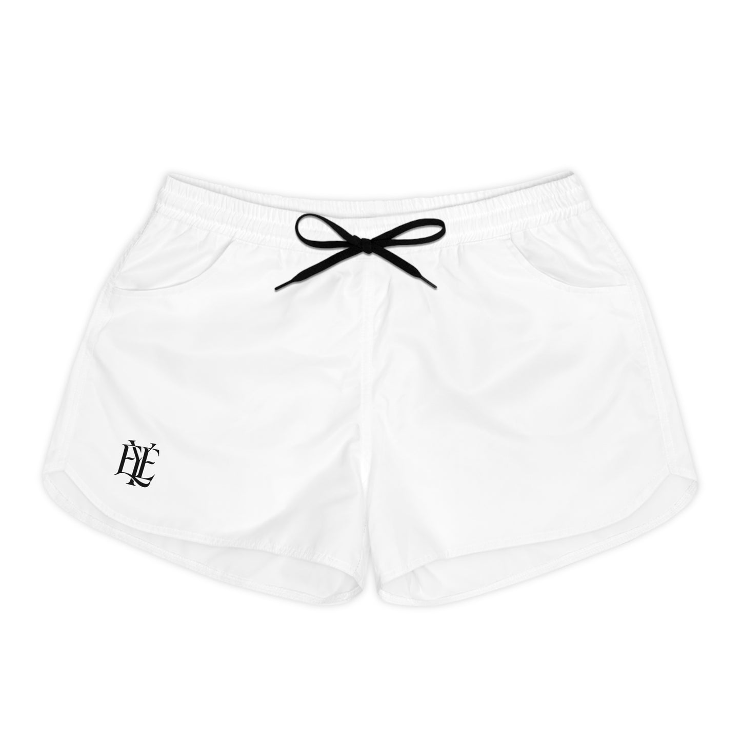 Women’s Casual Shorts — Minimal Monogram Athletic Lounge Shorts