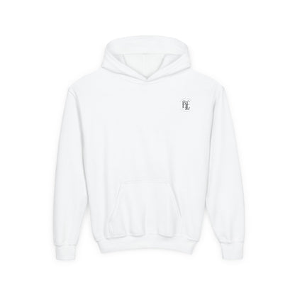 Youth Hoodie — 'Enjoy Your Existence' Minimal Logo Pullover