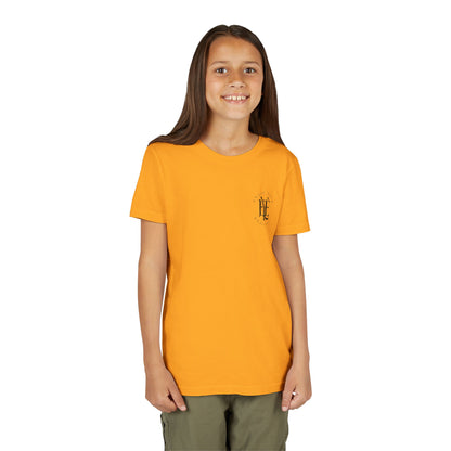 Youth Tee — "Enjoy Your Existence" Minimal Monogram Tee