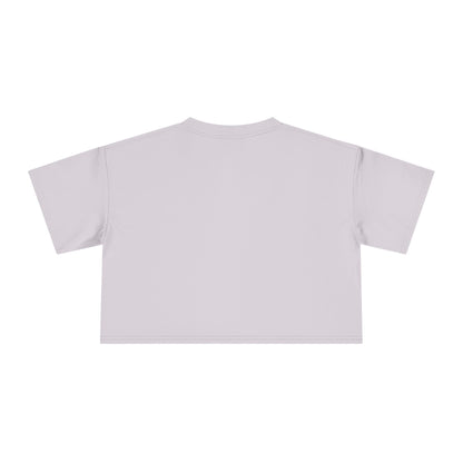 Women's Crop Tee — Minimal Monogram Chest Logo Cropped T-Shirt