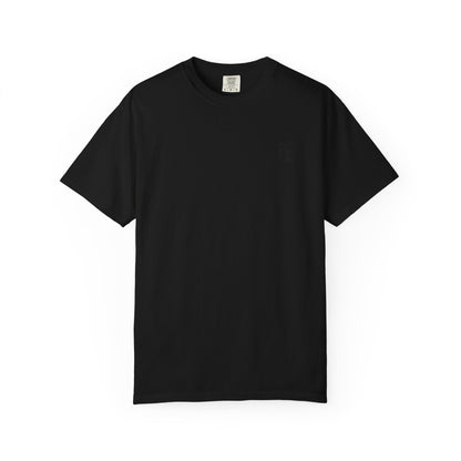 Enjoy Your Existence T-Shirt — Minimal Gothic Logo Tee