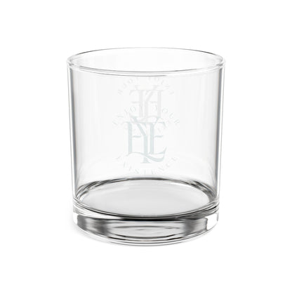Engraved 10.5oz Whiskey Glass — Monogram Vintage Crest