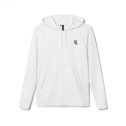 Enjoy Your Existence Hoodie — Minimal Monogram Fleece Hooded Sweatshirt