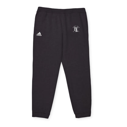 Fleece Joggers — Grey Athletic Sweatpants with Small Logo