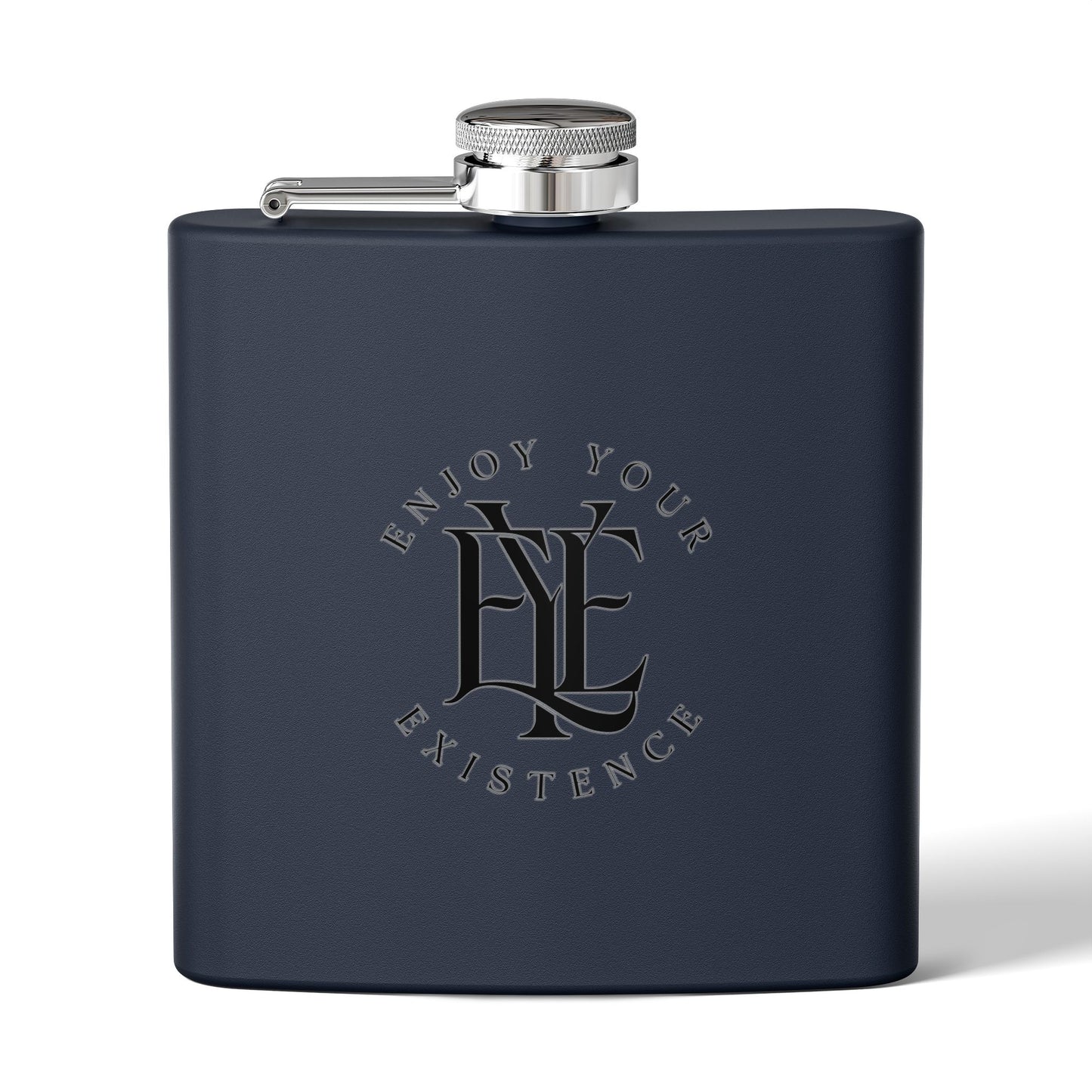 Flask — "Enjoy Your Existence" Stainless Steel 6oz Hip Flask