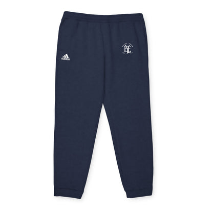 Fleece Joggers — Grey Athletic Sweatpants with Small Logo