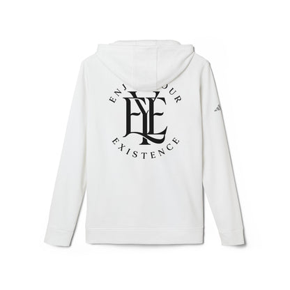 Enjoy Your Existence Hoodie — Minimal Monogram Fleece Hooded Sweatshirt