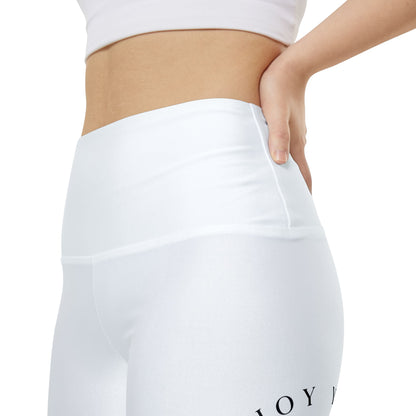 Workout Shorts — ‘Enjoy Your Existence’ Minimal Logo Women's Fitness Biker Shorts