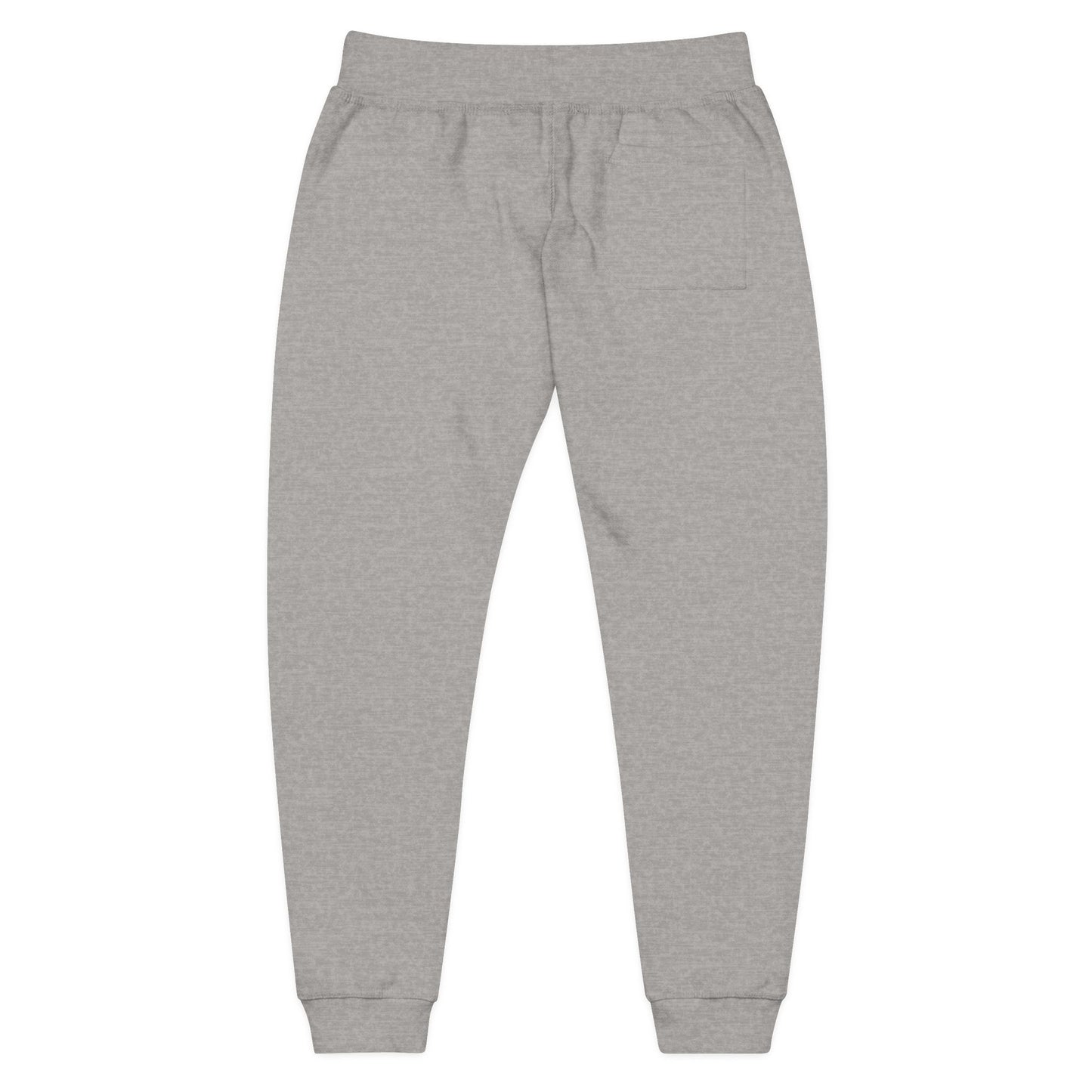 Embroidered Olive Fleece Sweatpants — Minimal Crest Joggers