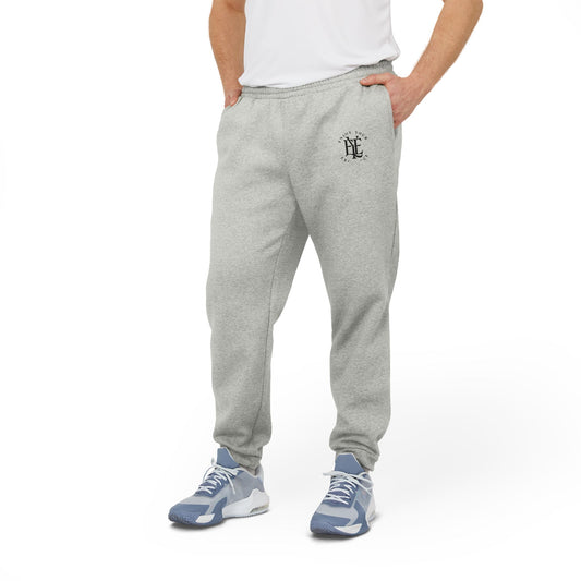 Adidas Fleece Joggers — Grey Athletic Sweatpants with Subtle Logo
