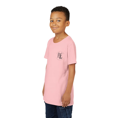 Youth Tee — "Enjoy Your Existence" Minimal Monogram Tee