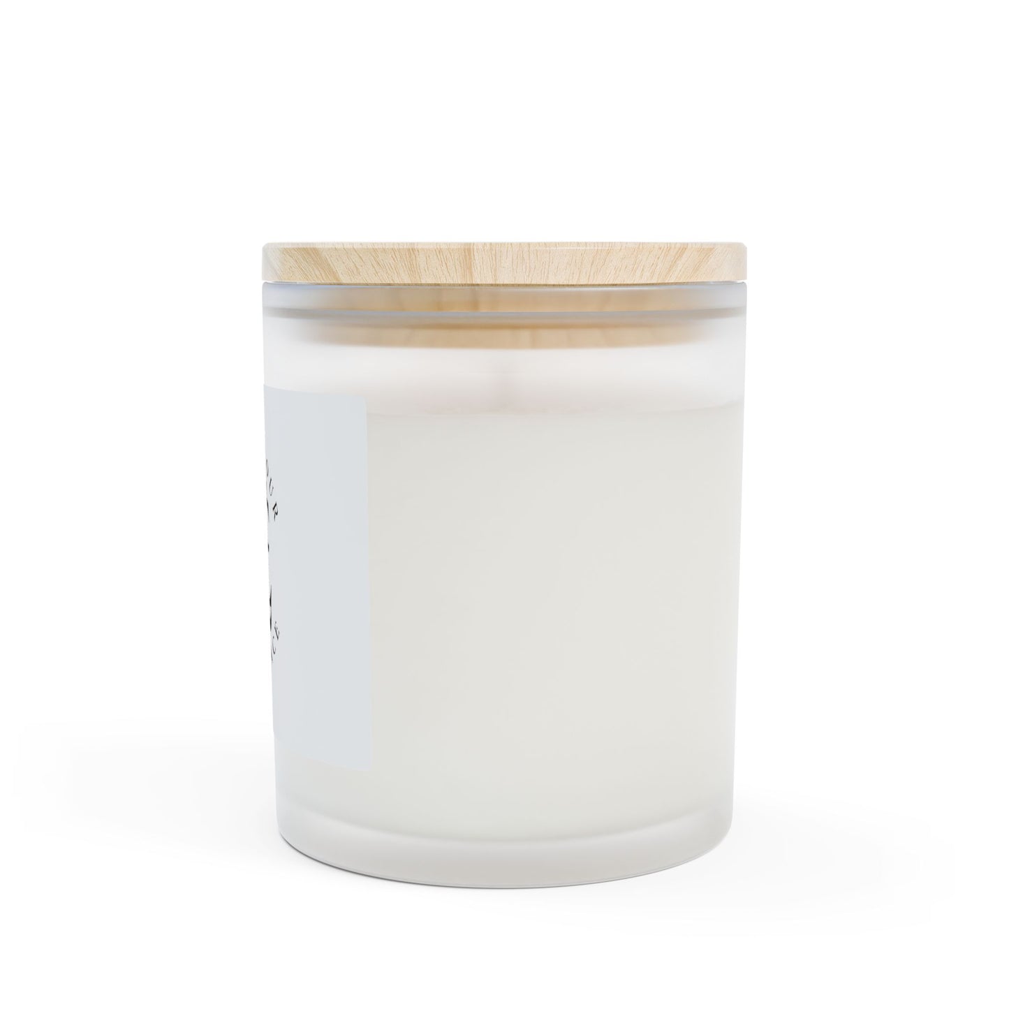 Enjoy Your Existence Frosted Glass Candle — 11oz Scented Soy Candle
