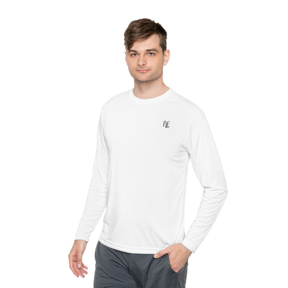 Enjoy Your Existence Long Sleeve Tee — Minimal Monogram Graphic