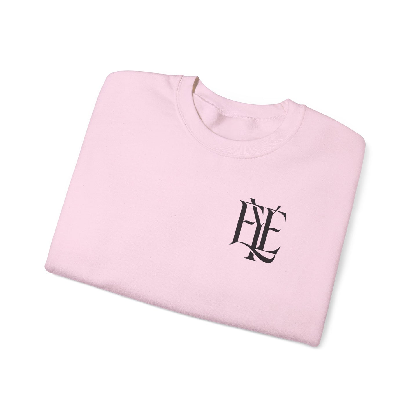 Crewneck Sweatshirt — 'Enjoy Your Existence' Monogram Minimalist Pullover