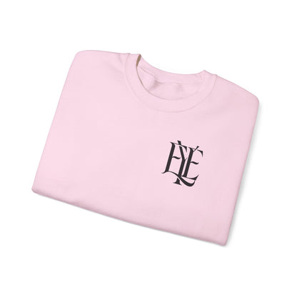 Crewneck Sweatshirt — 'Enjoy Your Existence' Monogram Minimalist Pullover