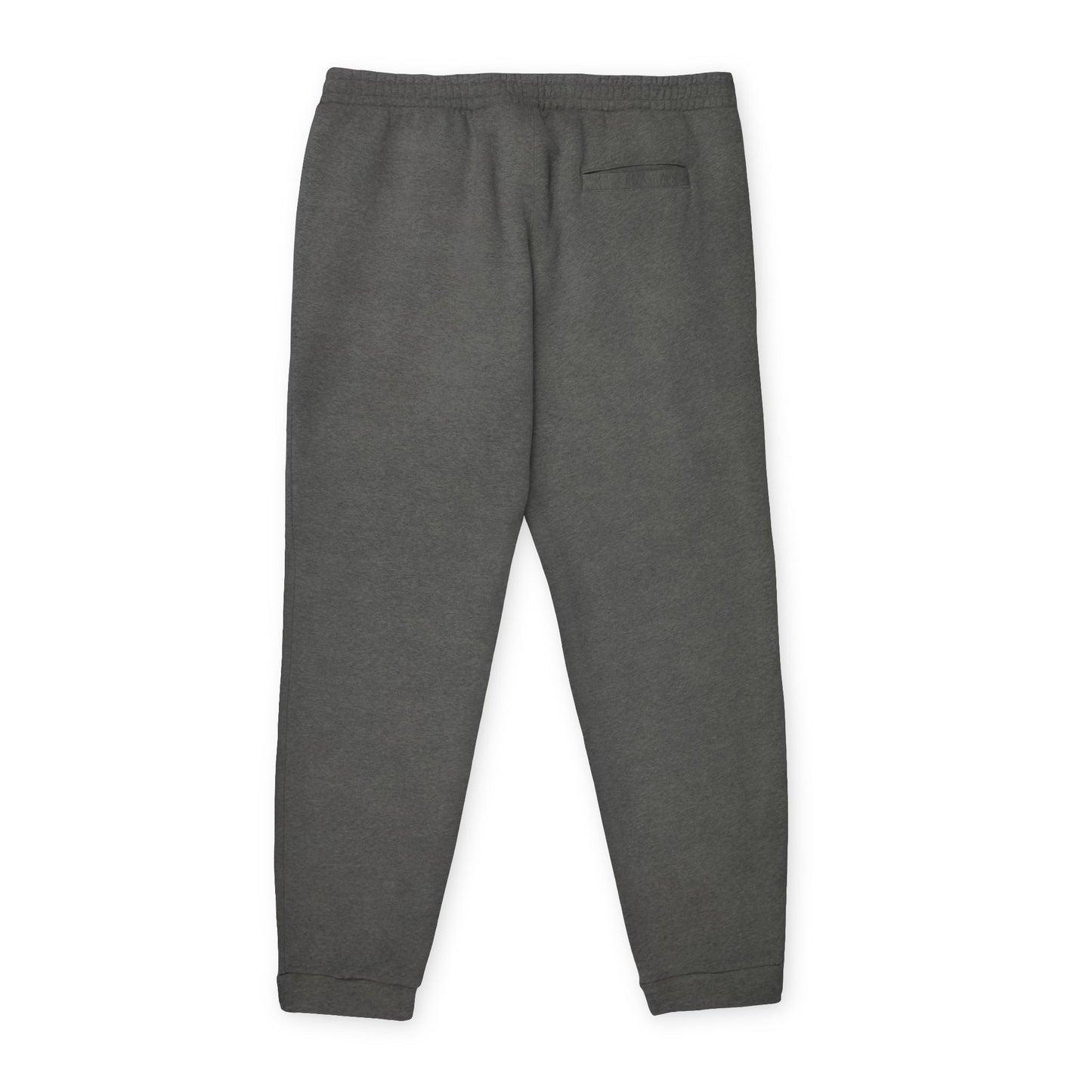 Fleece Joggers — Grey Athletic Sweatpants with Small Logo