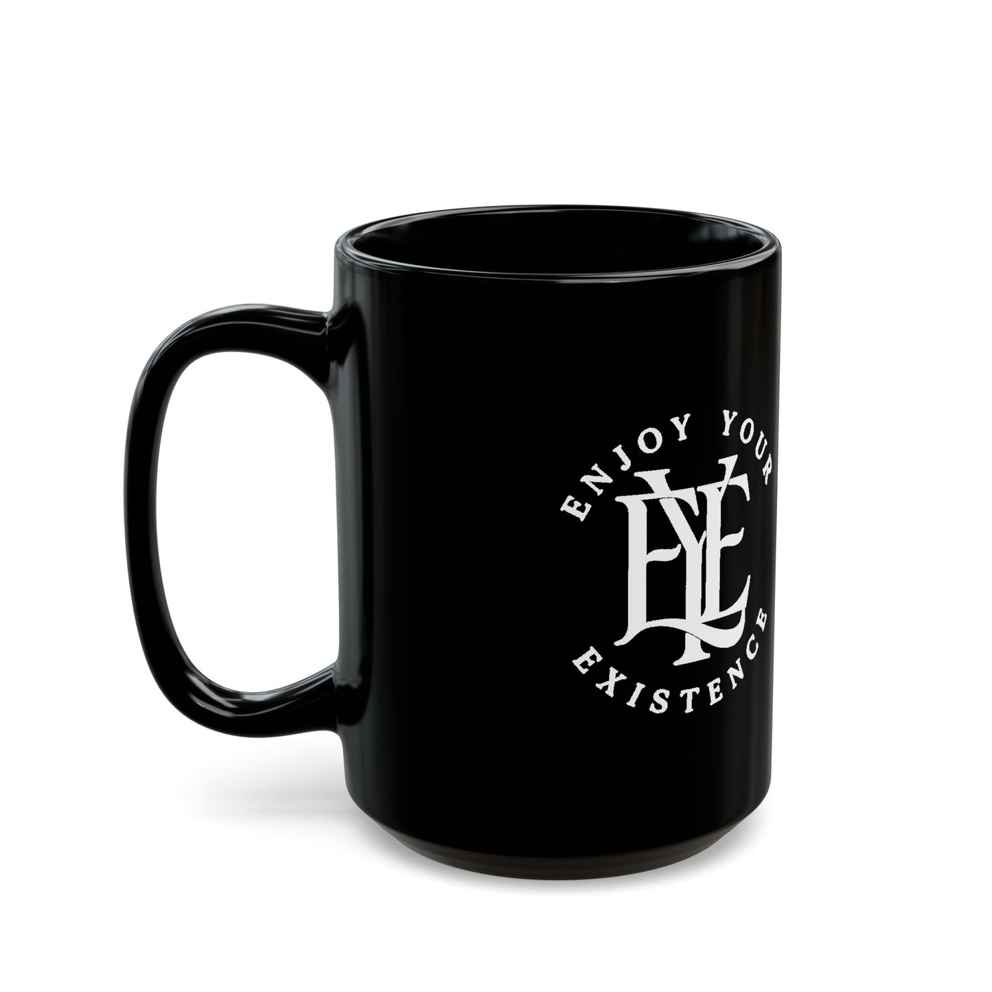 Black Anchor Coffee Mug – 'Drop Your Anchor' Nautical 11oz/15oz Ceramic